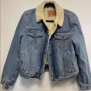 Levi’s Denim Jacket with Sherpa Lining L